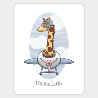 Giraffe in Goggles Magnet